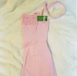 Lilly Pulitzer Brand New Pink Seersucker Dress